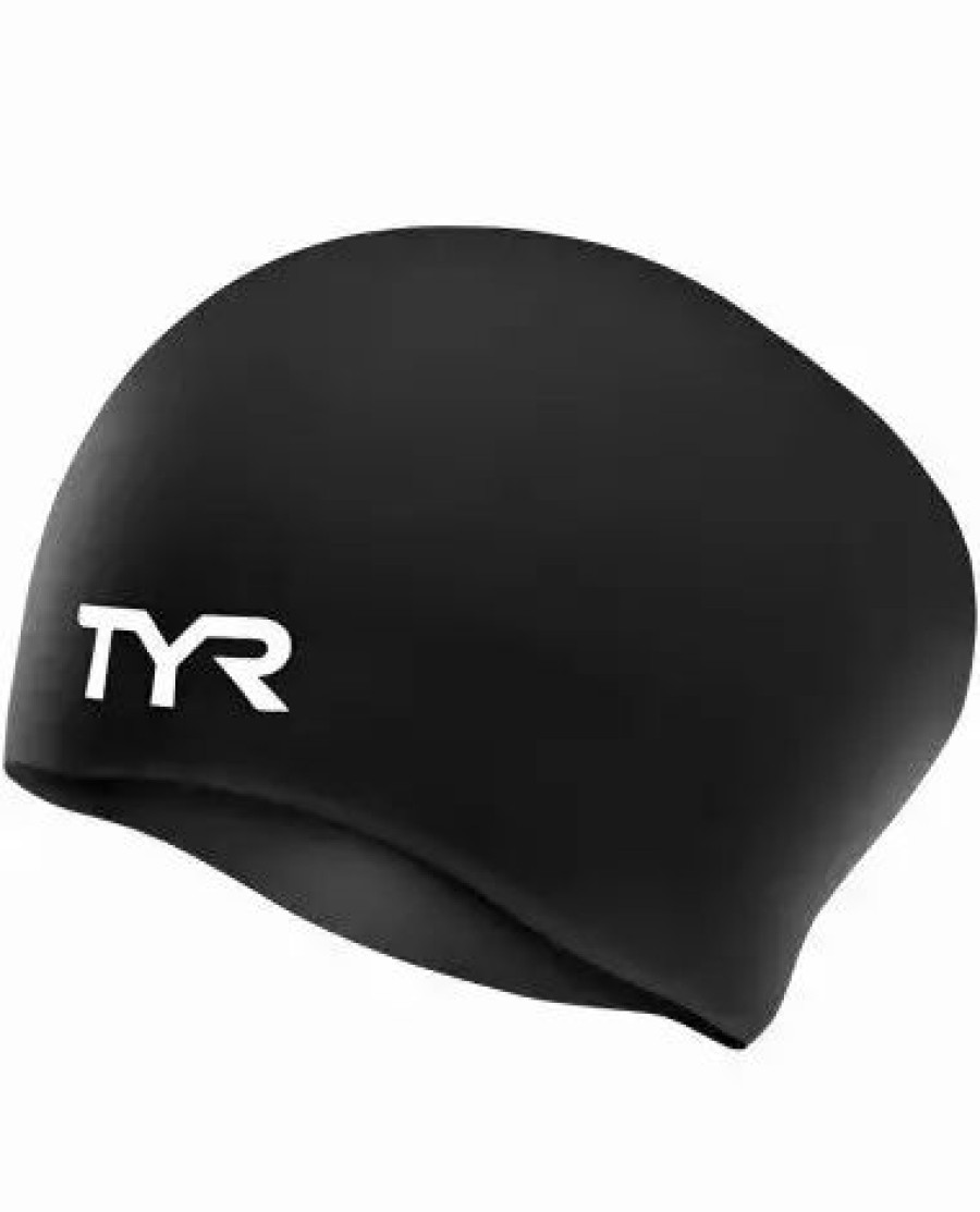 * Tyr Long Hair Wrinkle-Free Silicone Swim Cap | Swim Gear