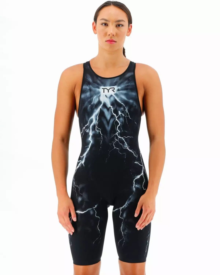 * Tyr Women'S Venzo Phantom Oblivion Open Back Tech Suit | Women'S Swimwear