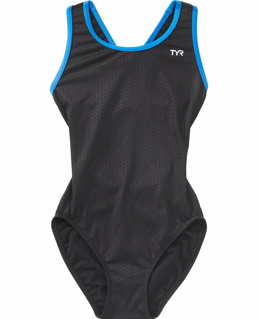 * Tyr Durafast Elite Girls' Maxfit Swimsuit Hexa | Kids