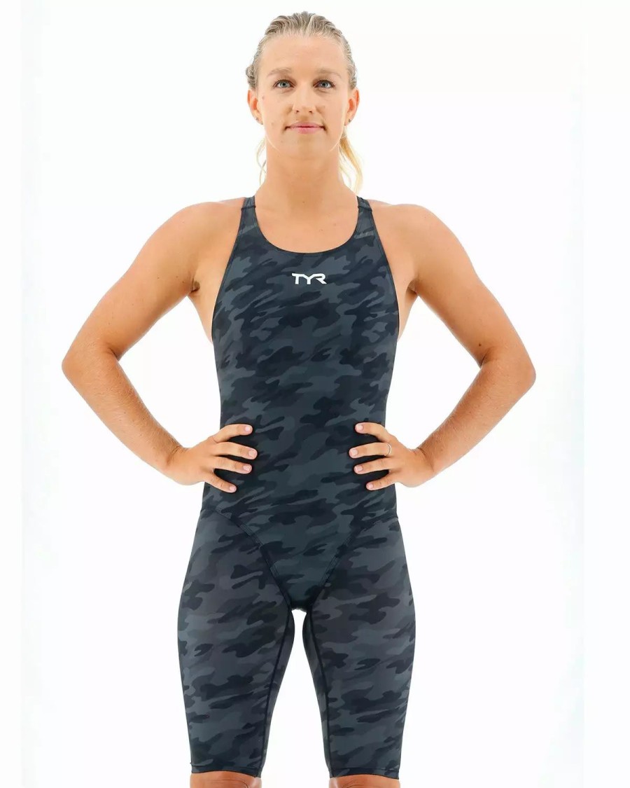 * Tyr Women'S Thresher Camo Open Back | Women'S Swimwear