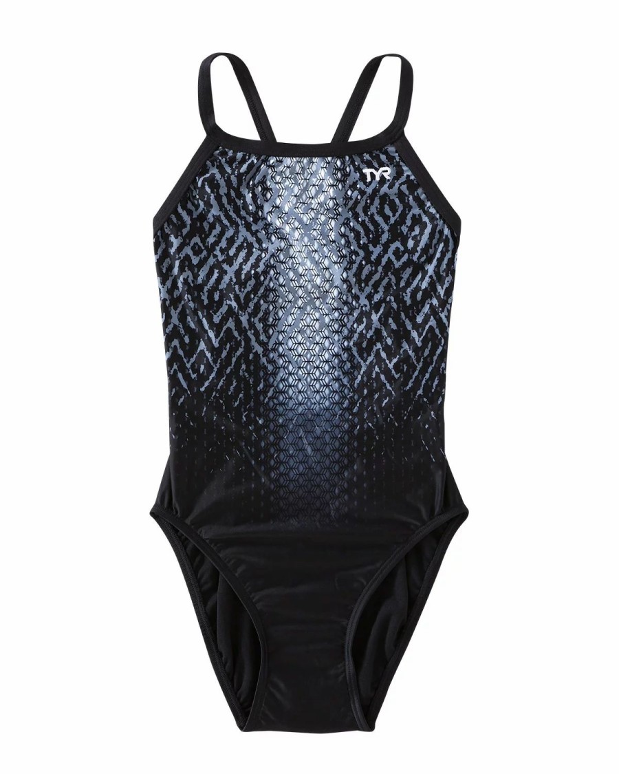 * Tyr Durafast Elite Girls' Diamondfit Swimsuit Odyssey | Kids