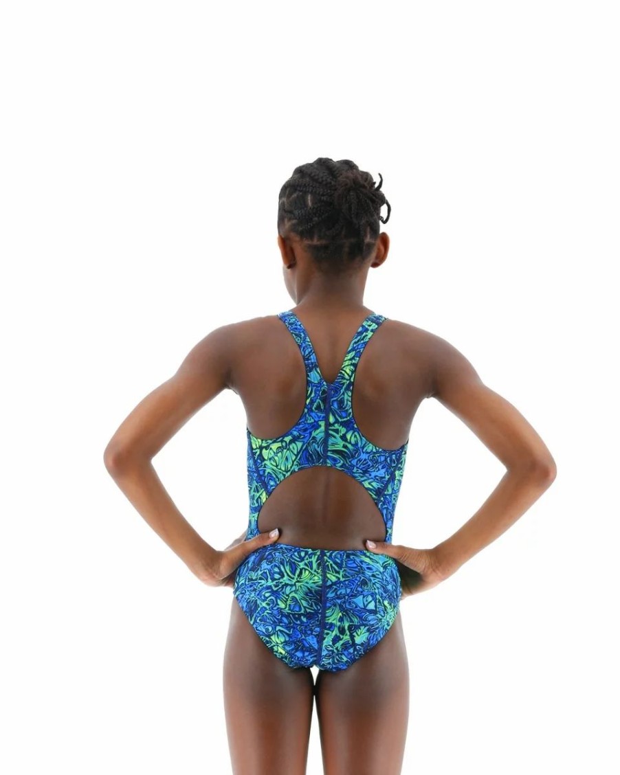 * Tyr Durafast Lite Girls' Maxfit Swimsuit Nebulous | Kids