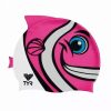 * Tyr Kid'S Charactyrs Happy Fish Silicone Swim Cap | Swim Gear