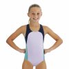 * Tyr Durafast Elite Girls' Ella Maxfit Swimsuit Solid Splice | Kids