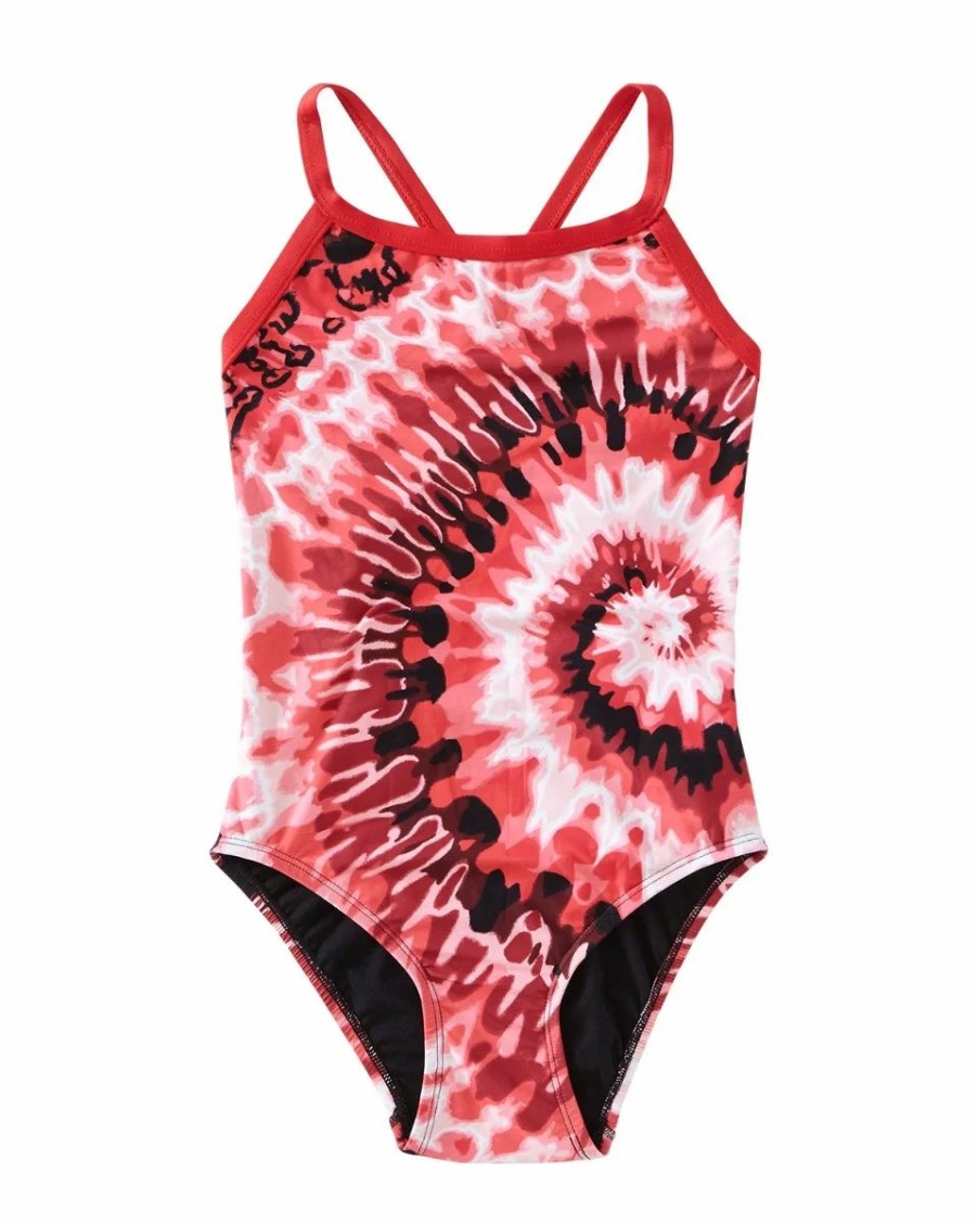 * Tyr Durafast Elite Girls' Diamondfit Swimsuit Bohemian | Kids