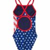 * Tyr Durafast One Girl'S Diamondfit Swimsuit Star Spangled | Kids