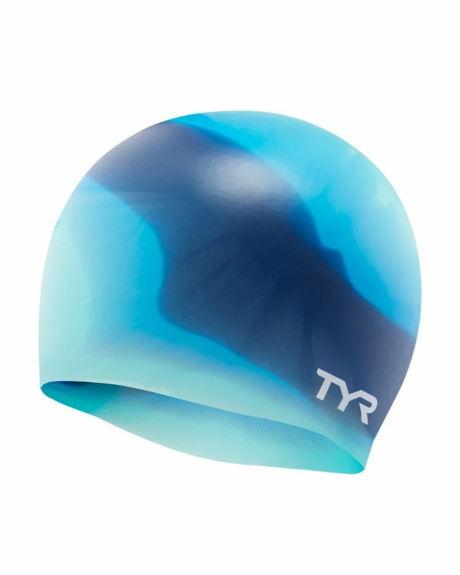 * Tyr Youth Silicone Swim Cap Tie Dye | Kids