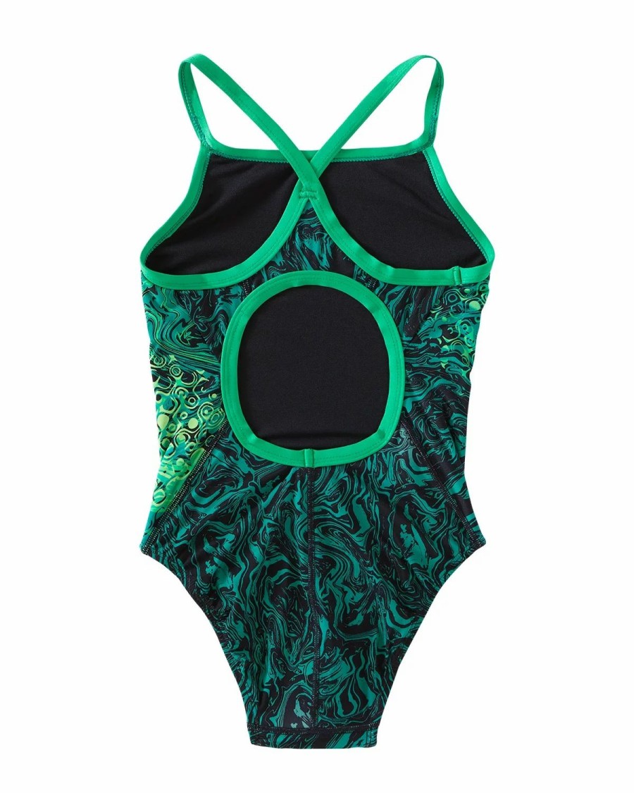 * Tyr Durafast Elite Girls' Diamondfit Swimsuit Chroma | Kids