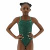 * Tyr Durafast Elite Girls' Cutoutfit Swimsuit Lapped | Kids